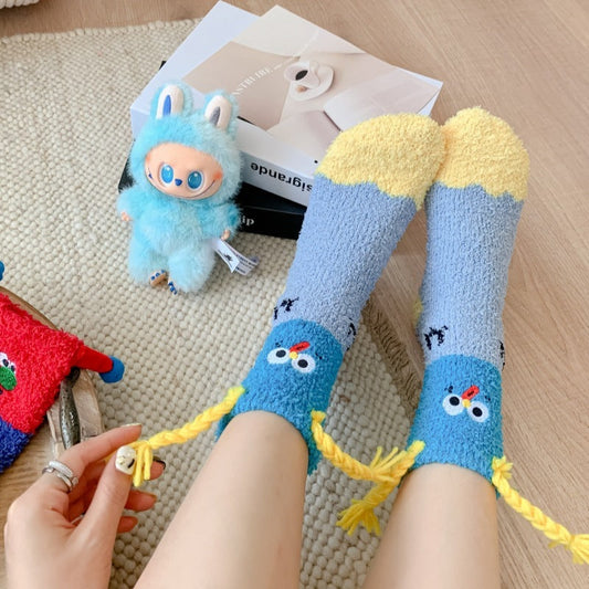 Women's Coral Fleece Winter Thermal Sleep Socks