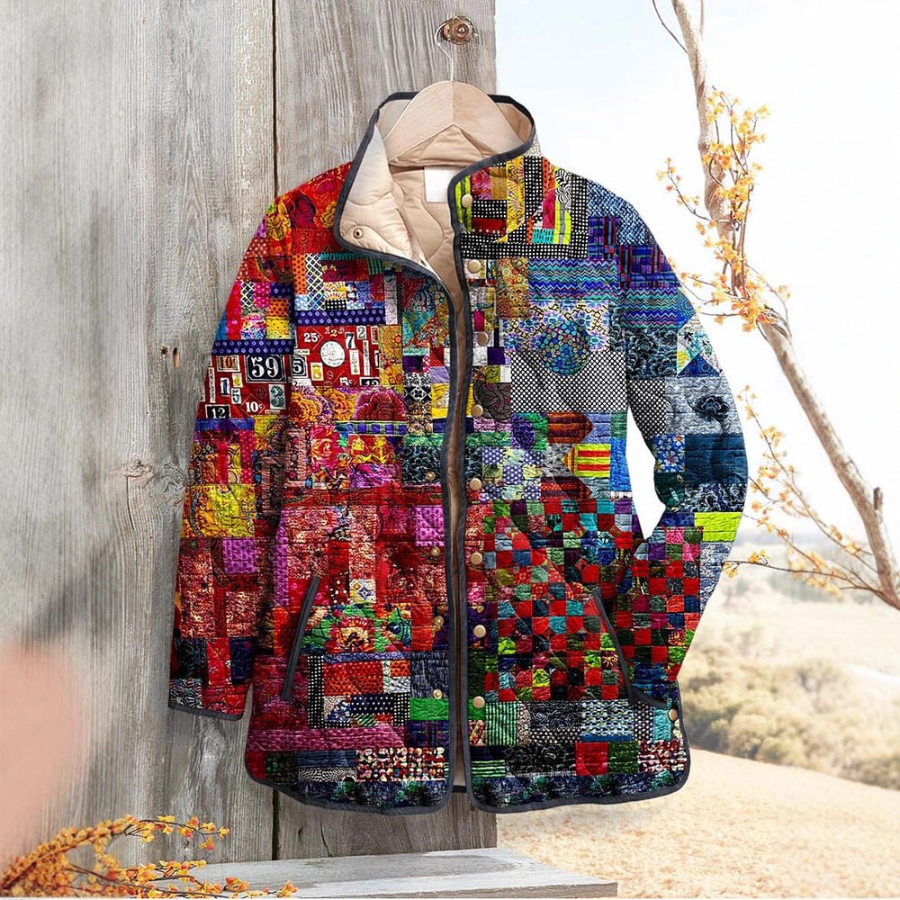 Digital Floral Print Women's Cotton Top