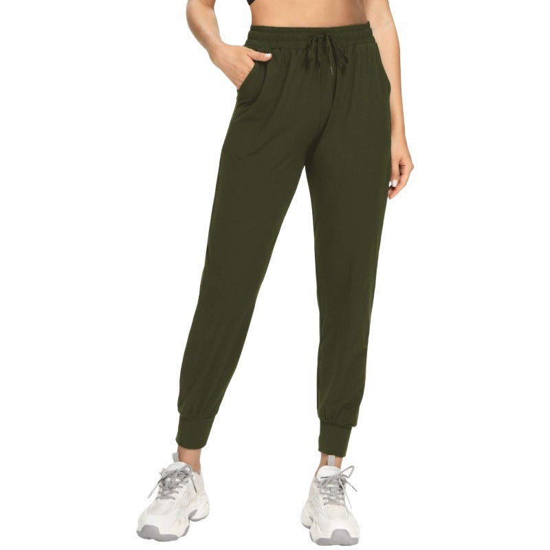Women's High Waist Tapered Leisure Yoga Pants