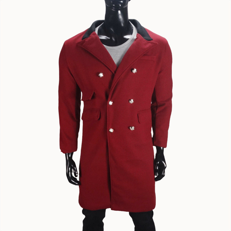 Men's Plus Size Casual Woolen Jacket | Fat & Strong Loose Fit Coat