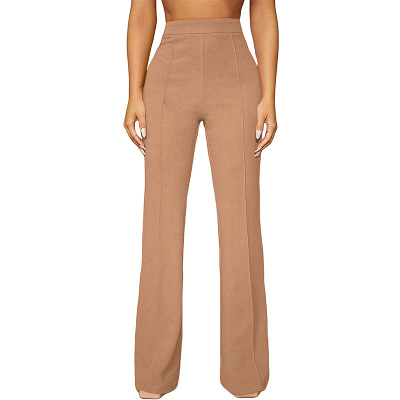 Fashion Fall High Waist Business Casual Trousers