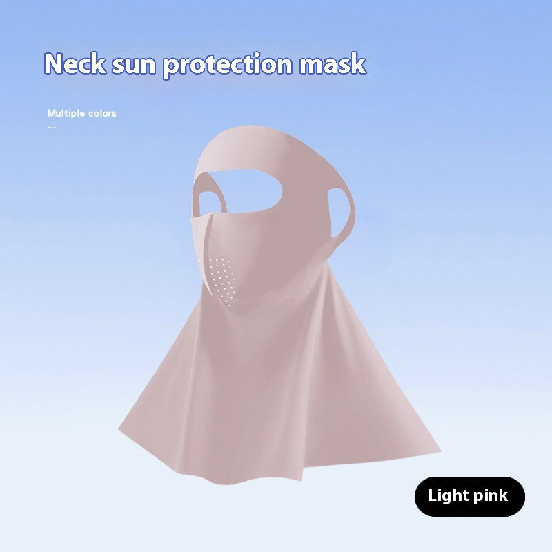 Ice Silk UV Protection Sunscreen Face Mask