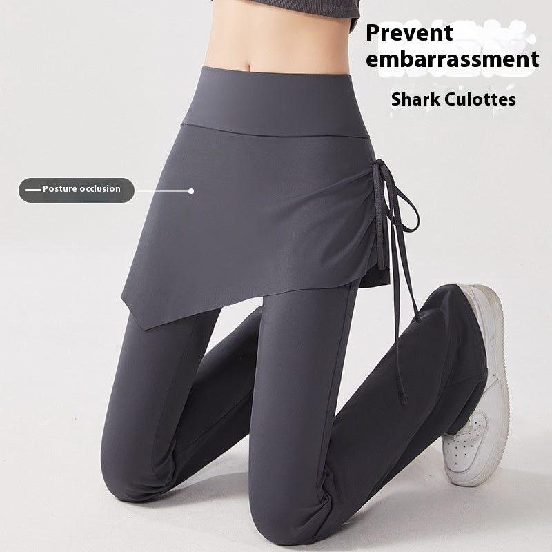 Hip Lift Tight Anti-Exposure Skort Leggings