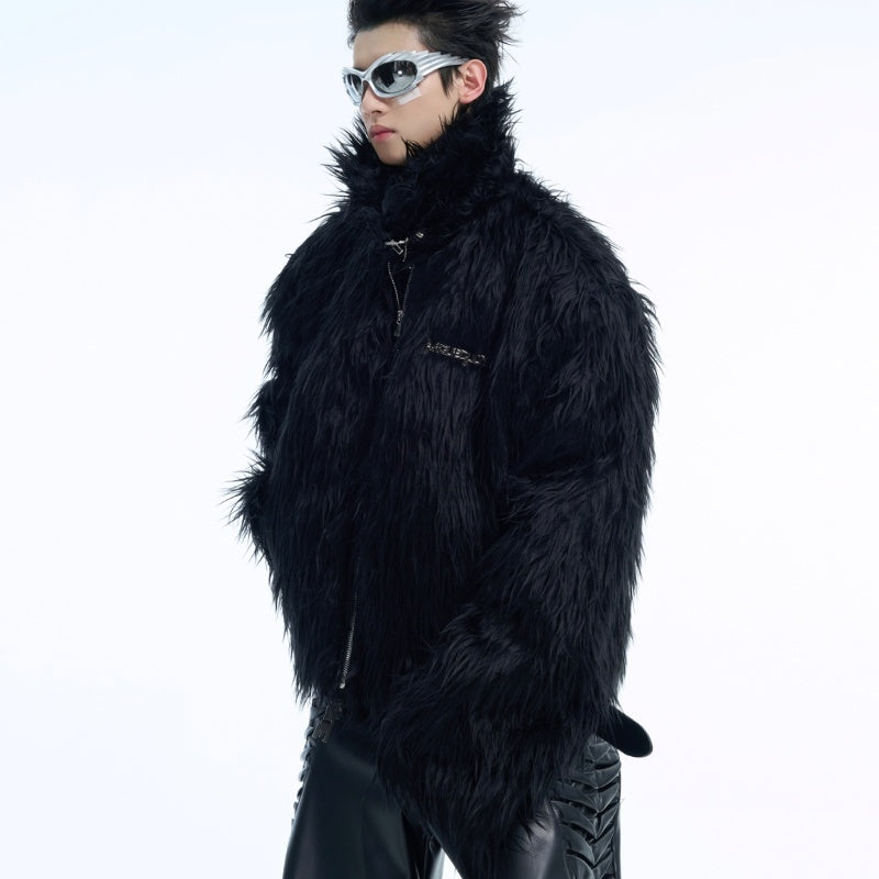 Men's Luxury Mink Faux Fur Coat | Heavy Thickening Plush Winter Top