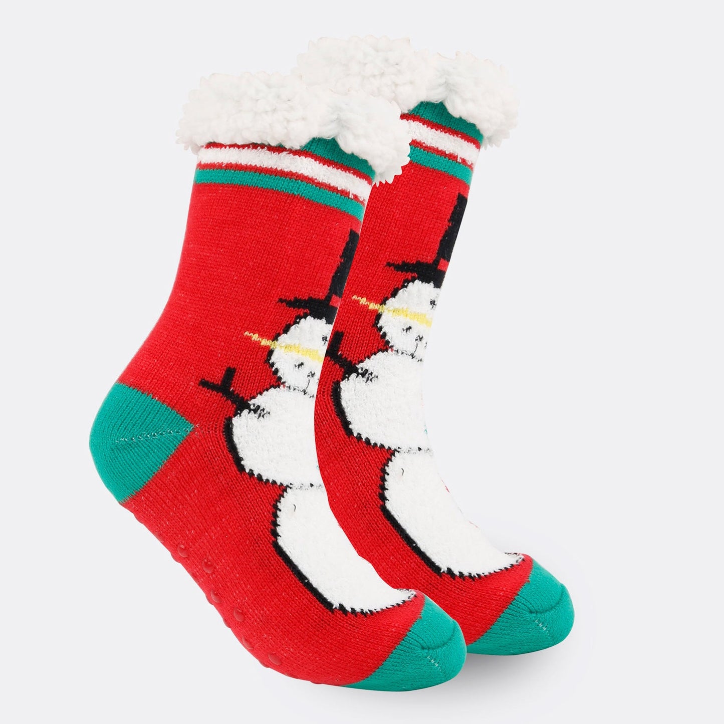 Festive Thermal Fleece-Lined Slipper/Room Socks