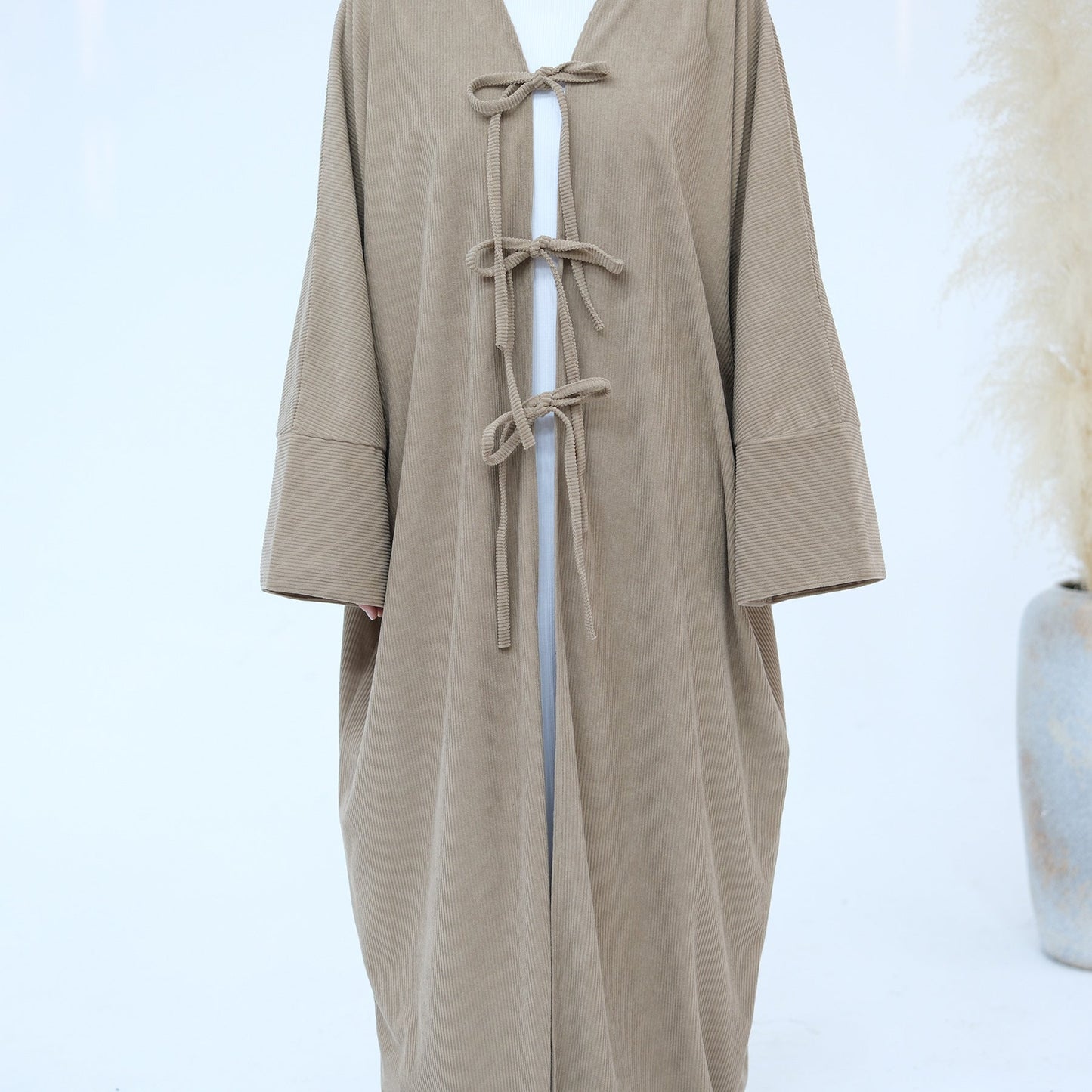 Women's Casual Lace-Up Cardigan Robe