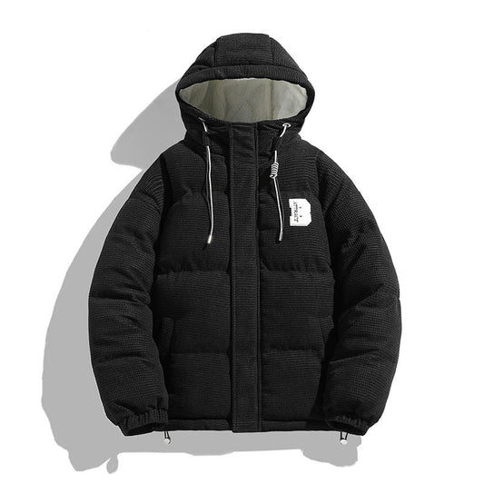 Men's Deluxe Winter Lambskin Style Jacket | Fashionable Cotton Clothes