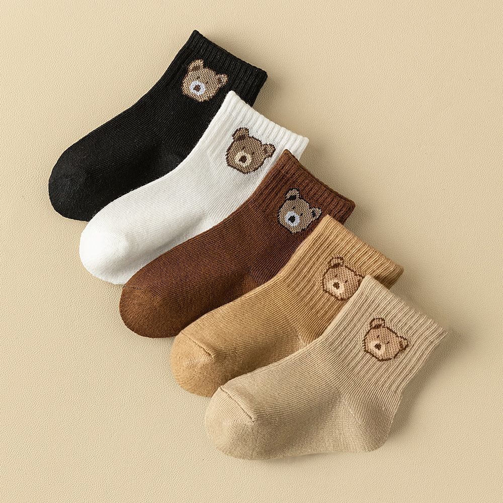 Fashion Waist-High Elastic Embroidered Socks