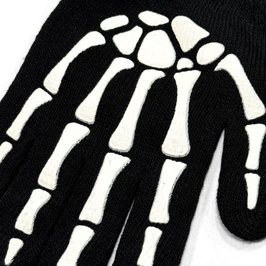 Halloween Skull Luminous Riding & Non-Slip Gloves