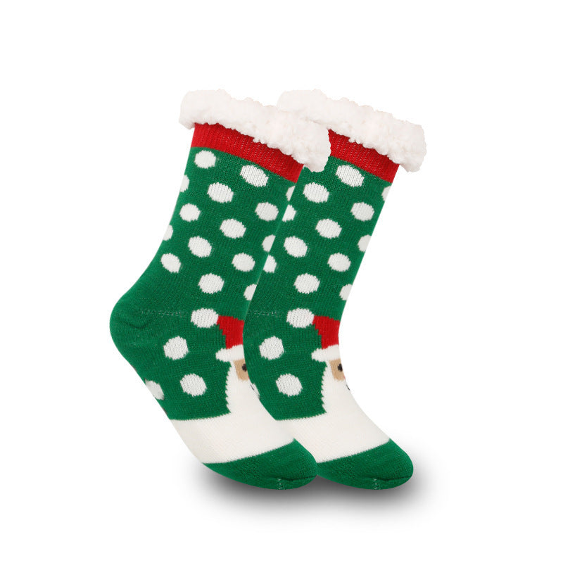 Festive Thermal Fleece-Lined Slipper/Room Socks