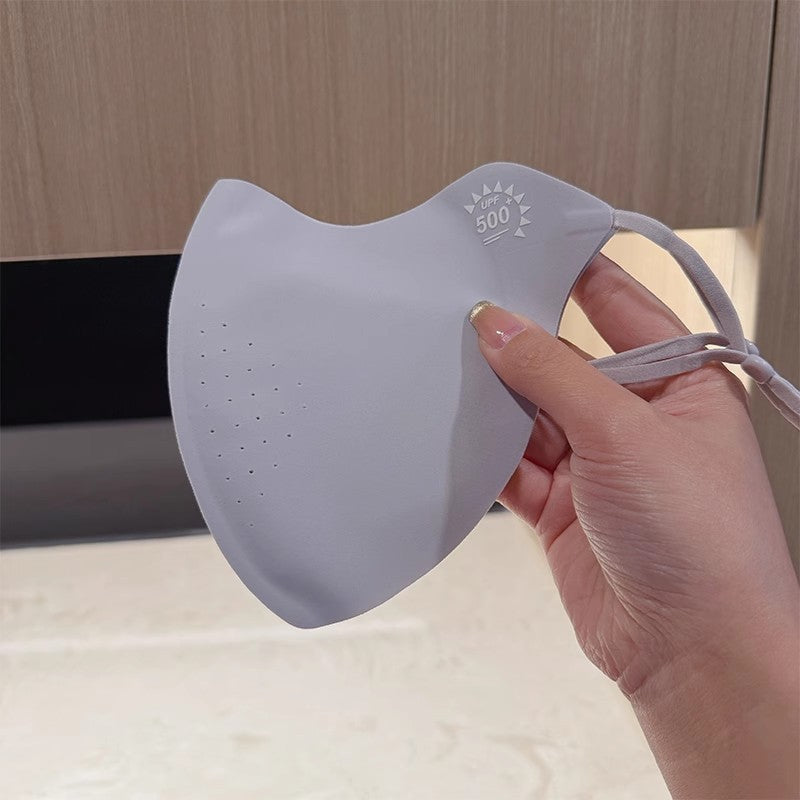 Ice Silk UV Protection Sunscreen Face Mask
