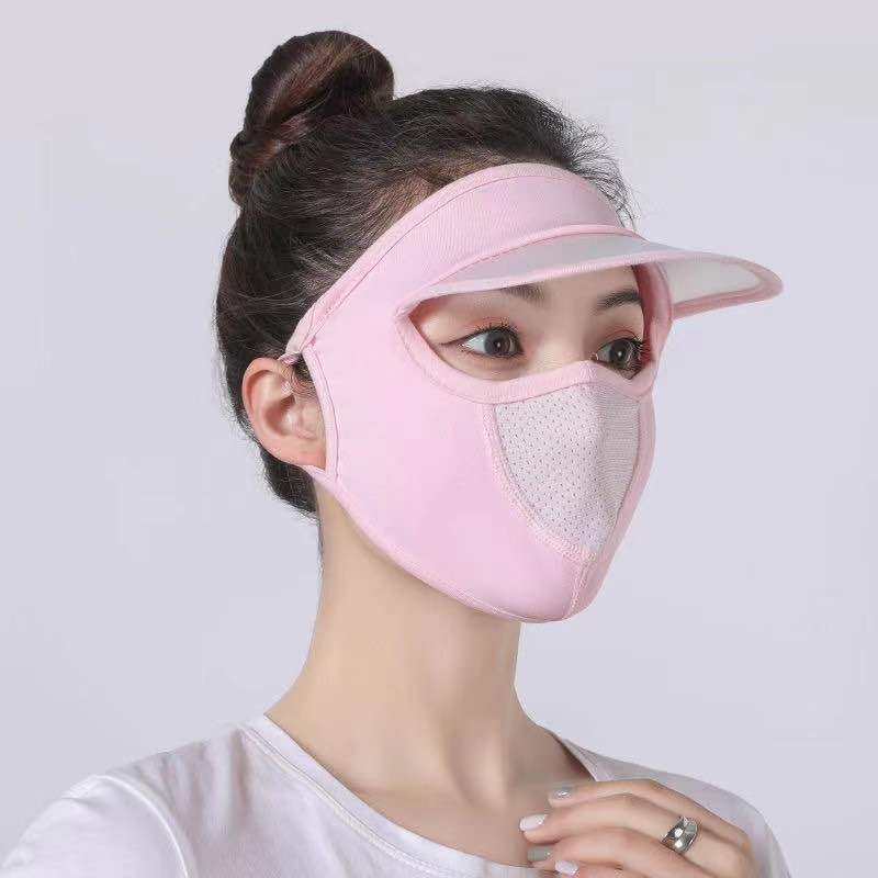 Ice Silk UV Protection Sunscreen Face Mask