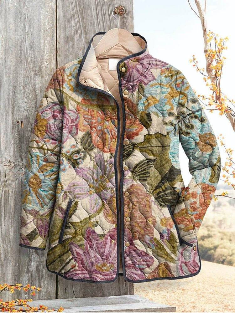 Digital Floral Print Women's Cotton Top