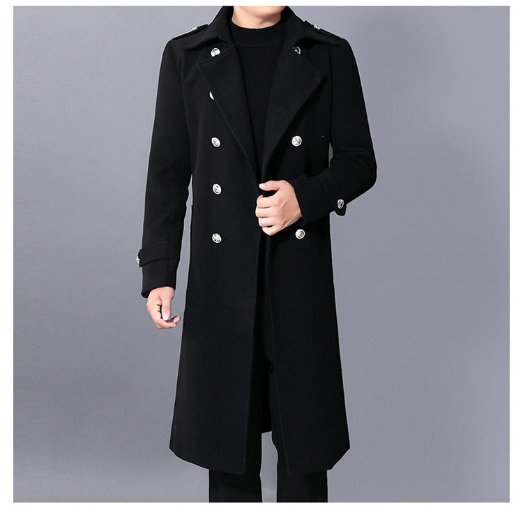 Men's Slim-Fit Wool Coat | New Autumn & Winter Business Topcoat