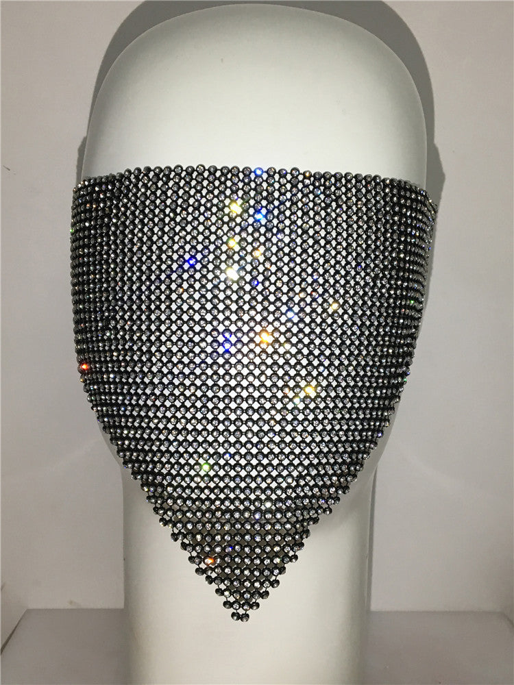 Sparkling Rhinestone Trend Face Mask