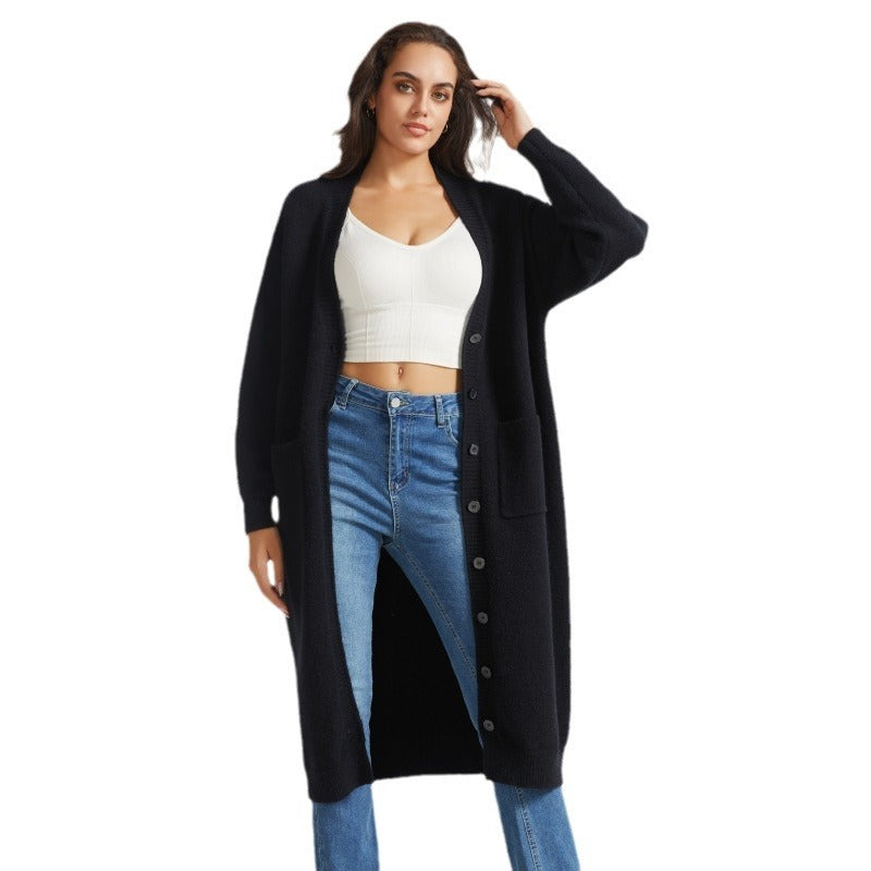 Women's Loose Mid-Length Sweater