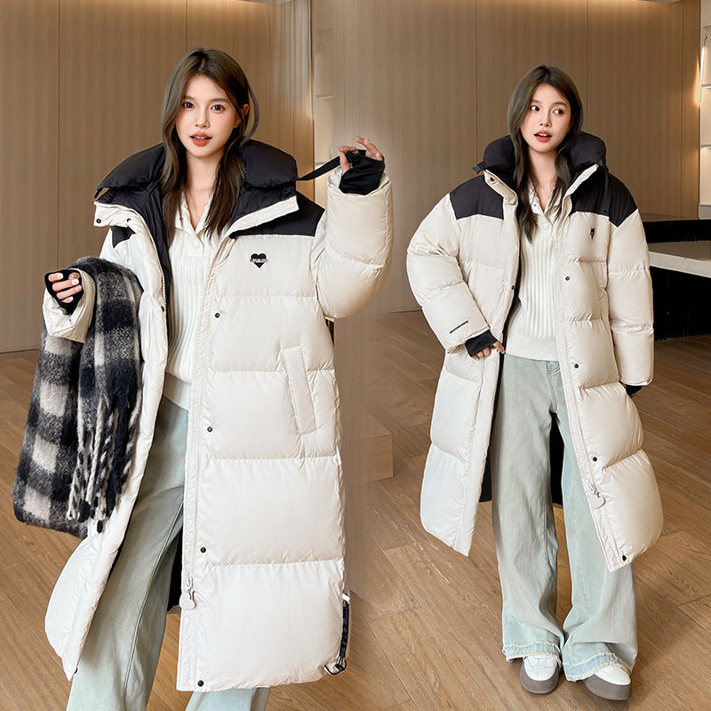 Women's Warm Long Padded Down Cotton Jacket