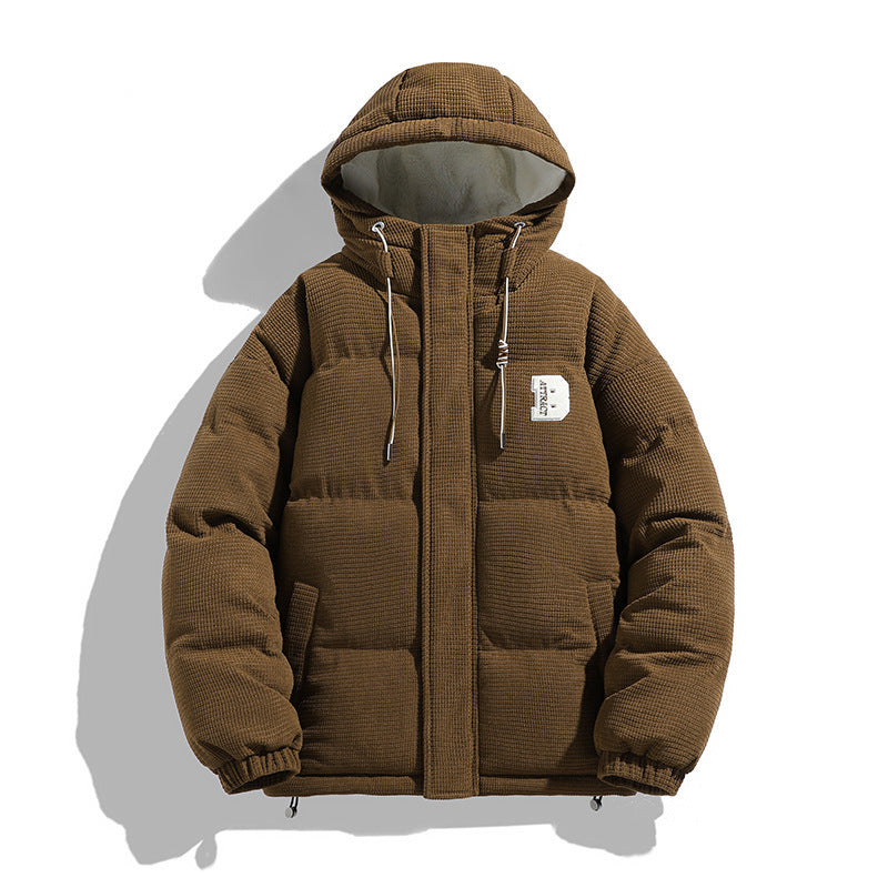 Men's Deluxe Winter Lambskin Style Jacket | Fashionable Cotton Clothes