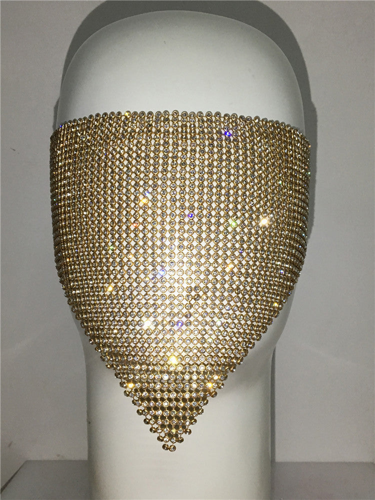 Sparkling Rhinestone Trend Face Mask