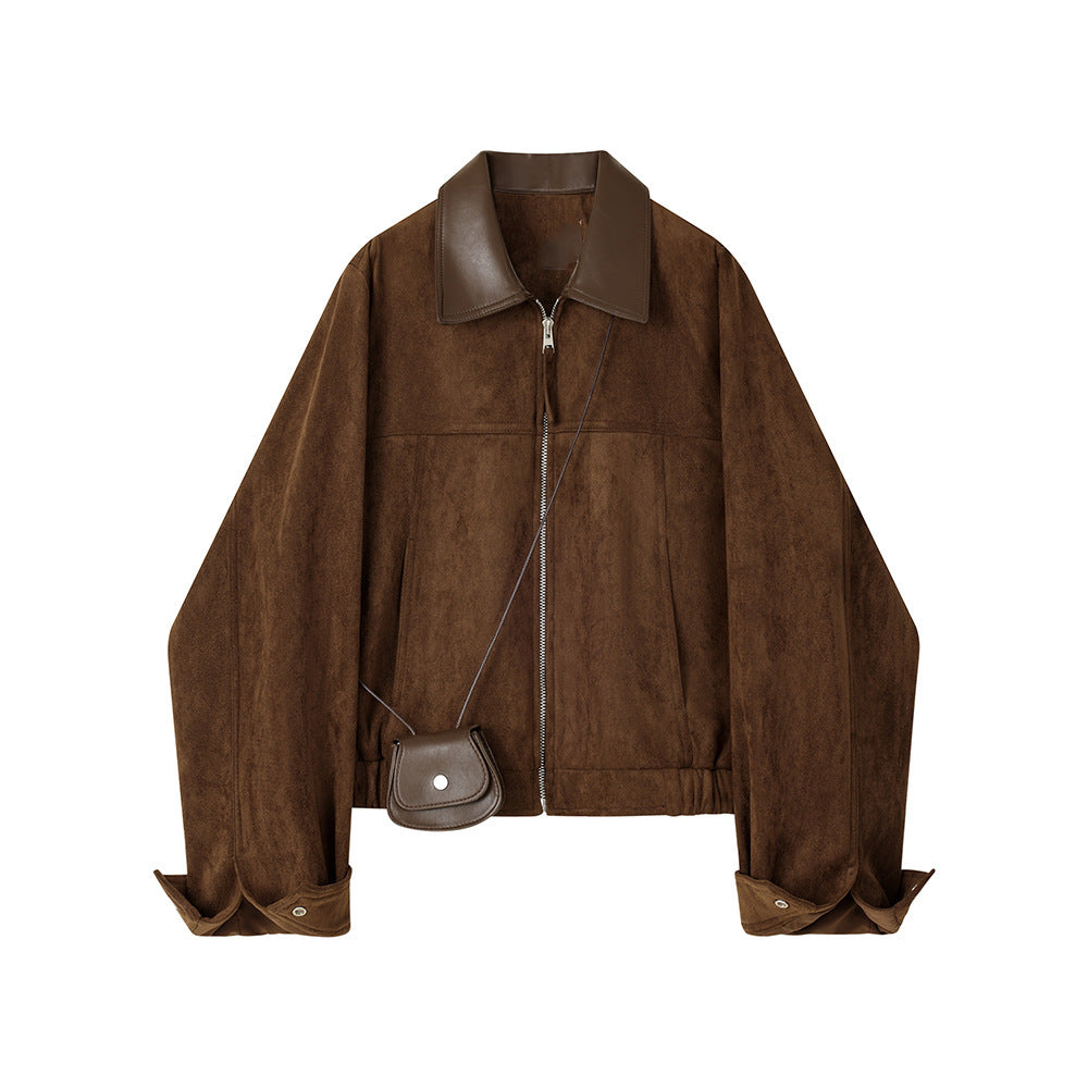 Women's Retro Loose Fit Short Jacket