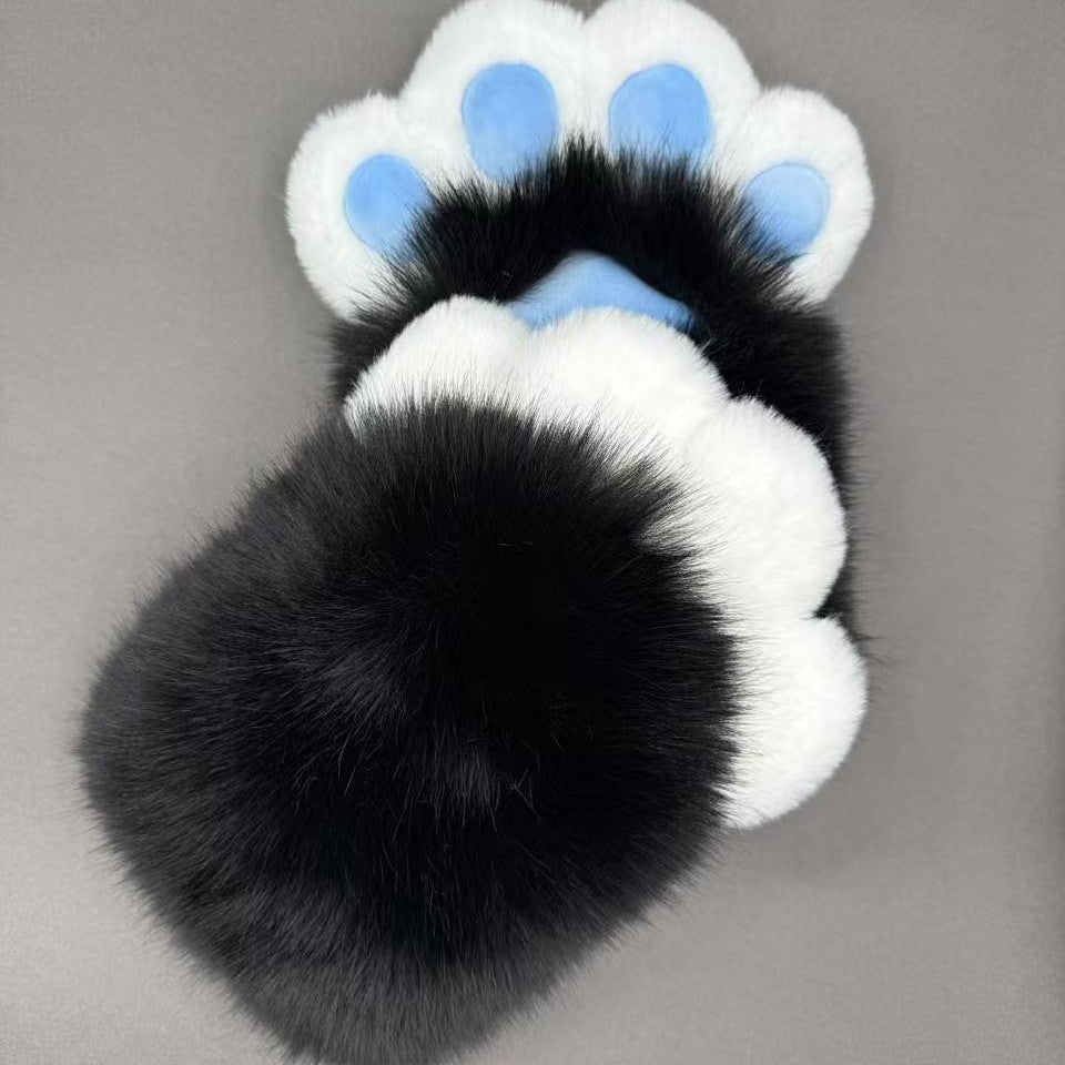 Soft Colorful Animal Claw Cosplay Mittens