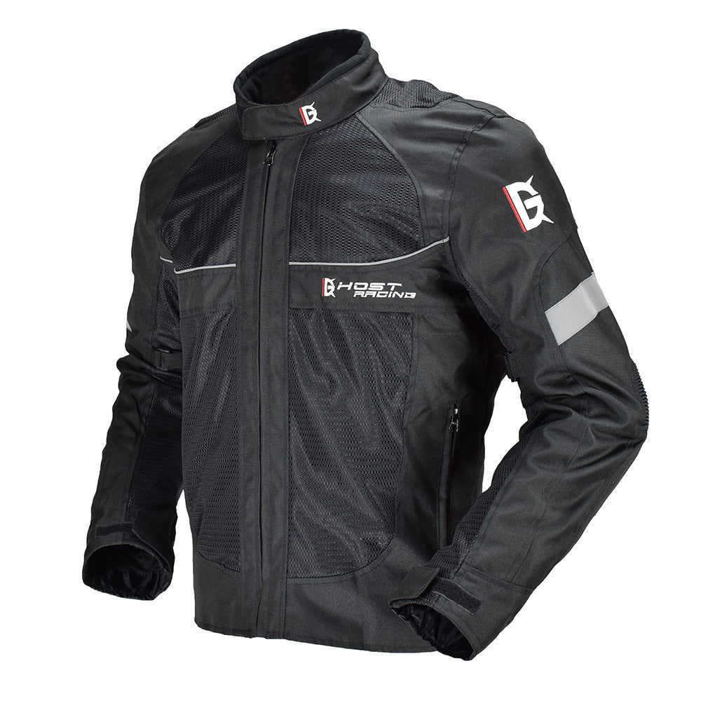 Men's Warm Motorcycle Riding Jacket | Anti-Fall Protective Racing Gear