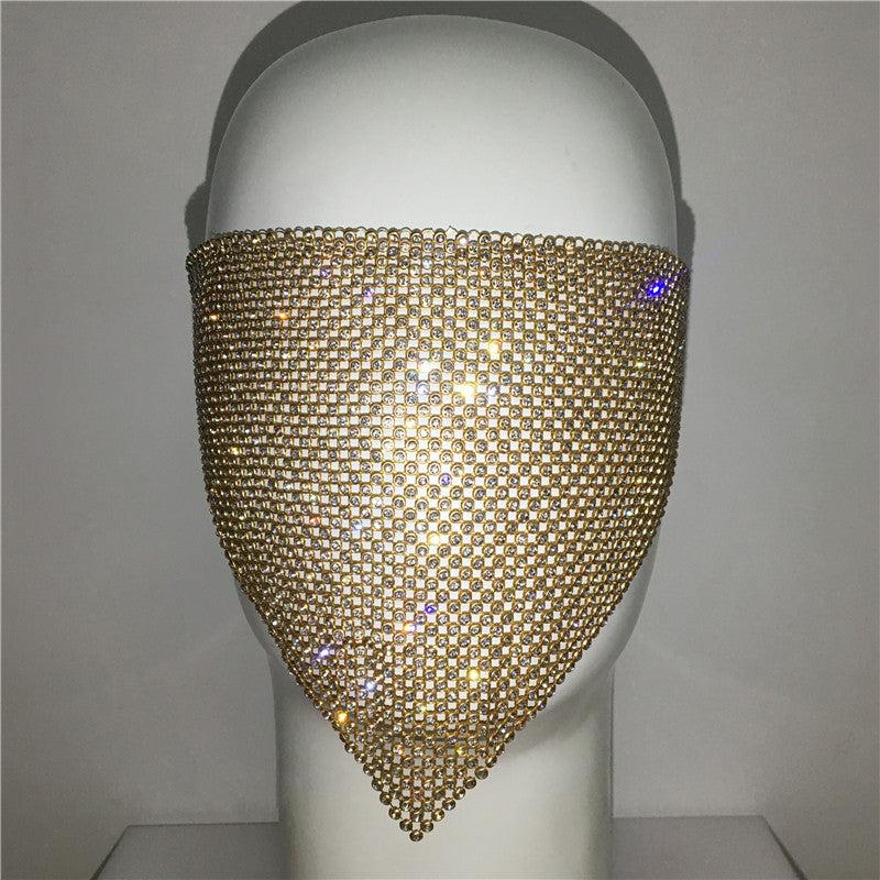 Sparkling Rhinestone Trend Face Mask