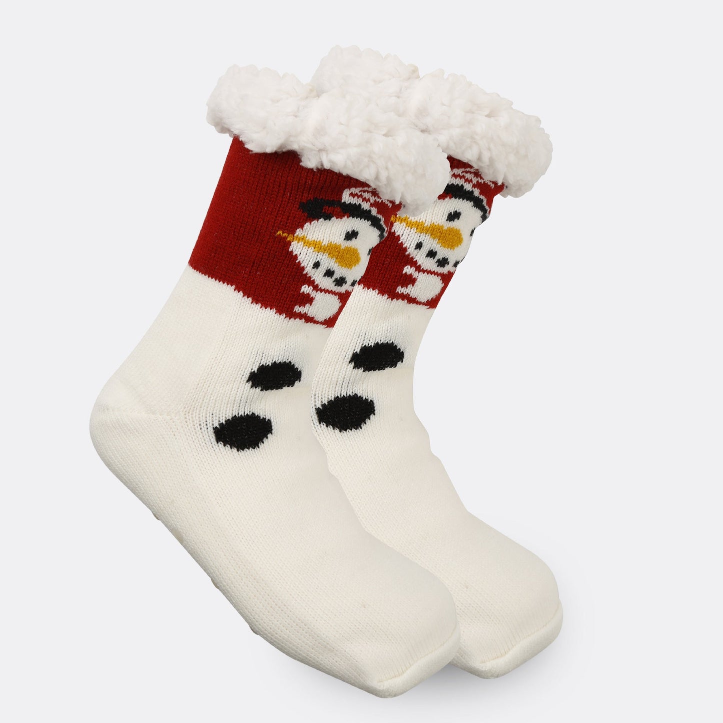 Festive Thermal Fleece-Lined Slipper/Room Socks