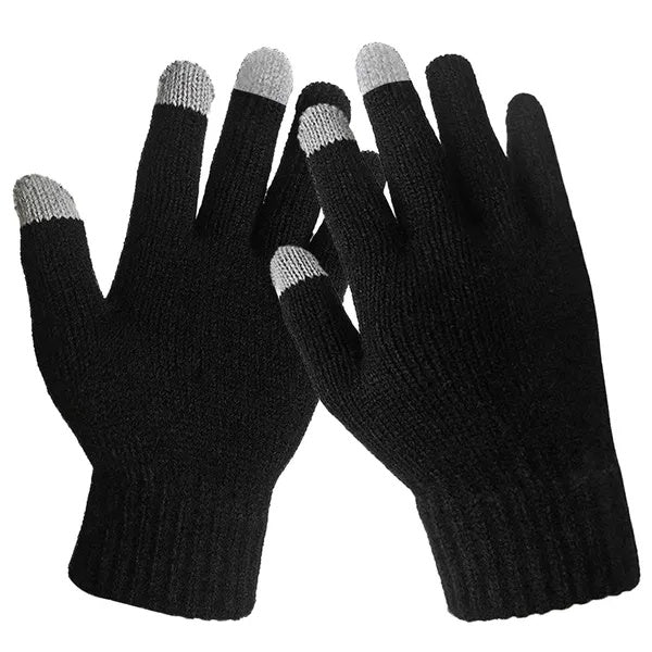 Thermal Knit Gloves for Running, Cycling, Hiking & Camping